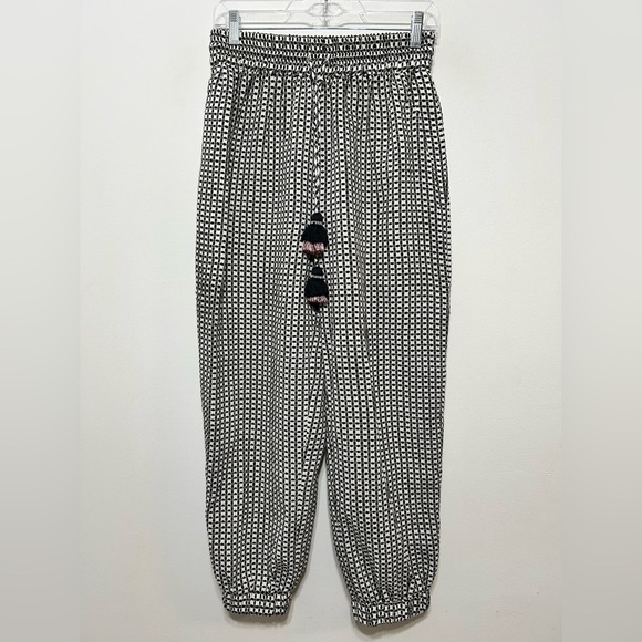 Ollari Anthropologie Boho Tassel Jogger Pants - Picture 5 of 14
